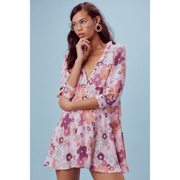 For Love and Lemons Magnolia Trapeze Mini Dress size S - Picture 1 of 10